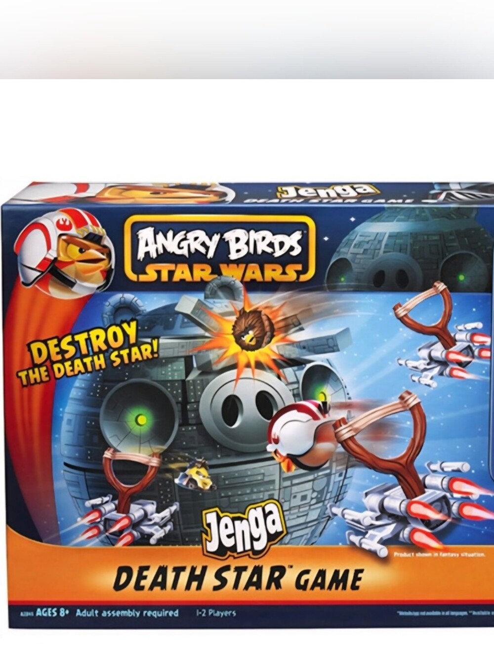 Angry Birds Star Wars Jenga Death Star Game - Some Heat Damage (See Photos)